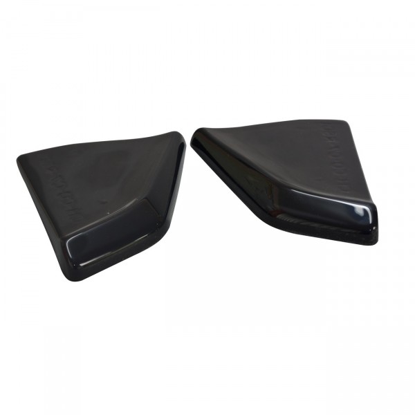 Heck Ansatz Flaps Diffusor V.1 für CHEVROLET CORVETTE C7 schwarz Hochglanz