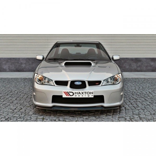 Front Ansatz für Subaru Impreza WRX STI (HAWKEYE) schwarz Hochglanz