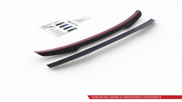 Spoiler CAP V.2 für Skoda Kodiaq Mk1 Sportline/RS schwarz Hochglanz