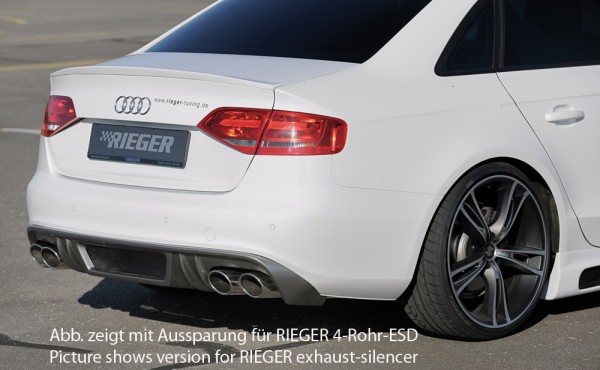 Rieger Heckeinsatz Audi A4 (B8/B81) Diffusor