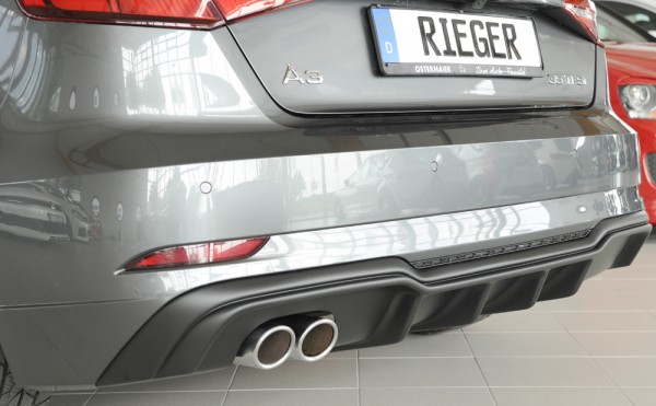 Rieger Heckeinsatz Audi A3 (8V) 5-tür. (Sportback 8VA)