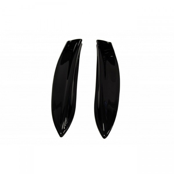 HECK SEITE Spoiler CAP für OPEL ASTRA H (FOR OPC / VXR) schwarz Hochglanz