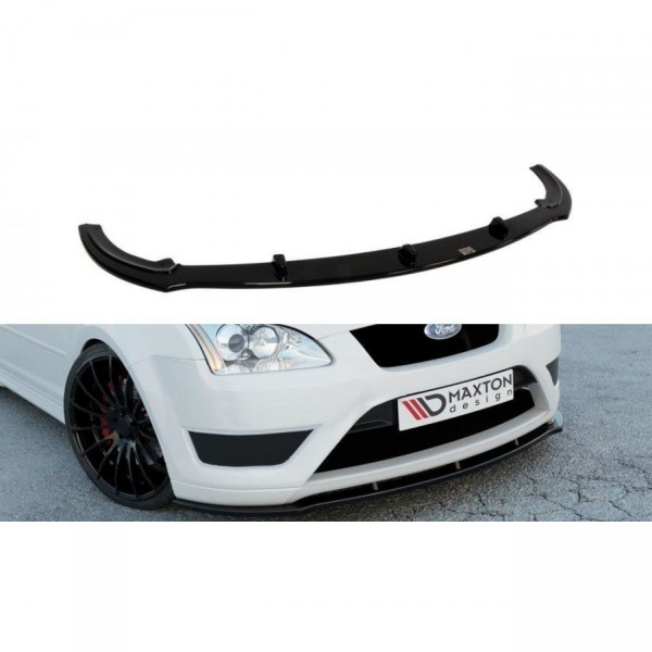 Front Ansatz V.1 für Ford Focus ST Mk2 schwarz Hochglanz