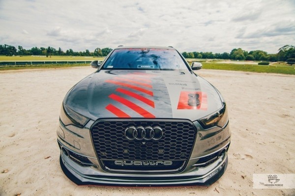 Racing Front Ansatz für AUDI A6 C7 S-LINE (2 SPLITTER = 1 SATZ)