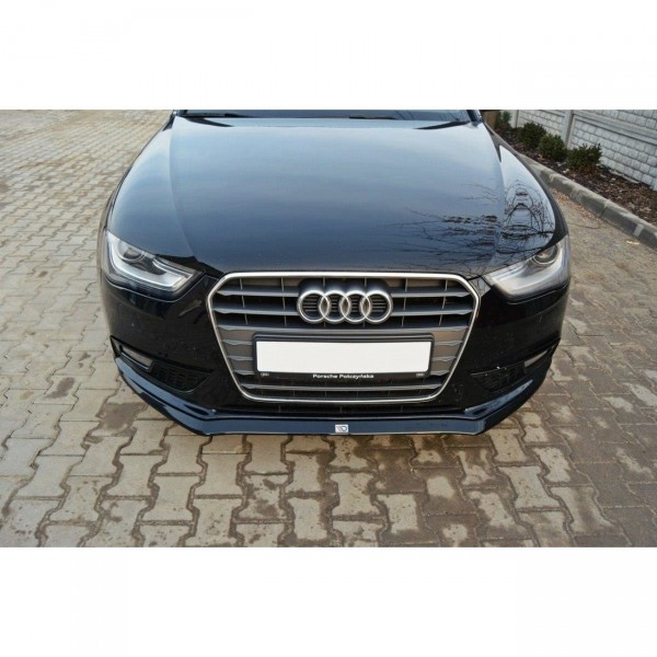 Front Diffuser V.2 für Audi A4 B8 FL schwarz Hochglanz