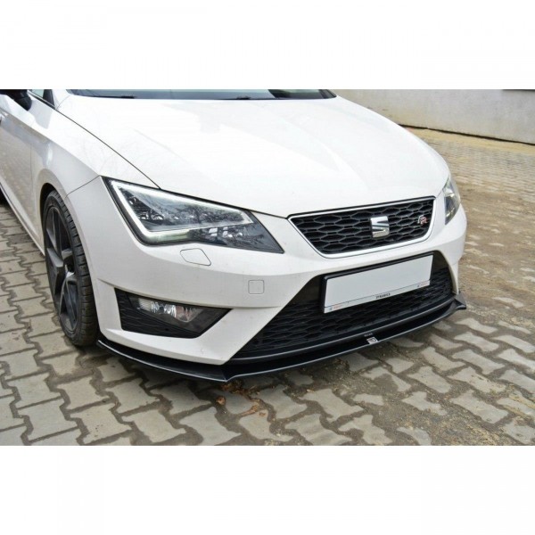 Front Ansatz für SEAT LEON III CUPRA / FR schwarz Hochglanz