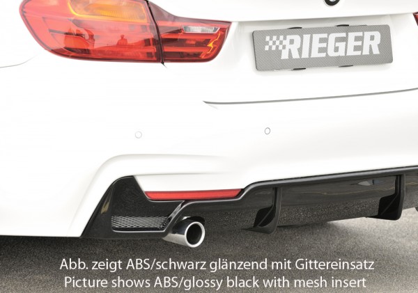 Rieger Heckeinsatz BMW 4er F36 (3C) Gran Coupé (5-tür.)