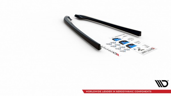 Heck Ansatz Flaps Diffusor für Lexus IS F Mk2 Carbon Look