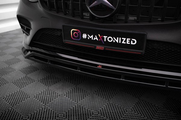 Front Ansatz für Mercedes-Benz GLC Coupe AMG-Line /43 AMG C253 schwarz Hochglanz