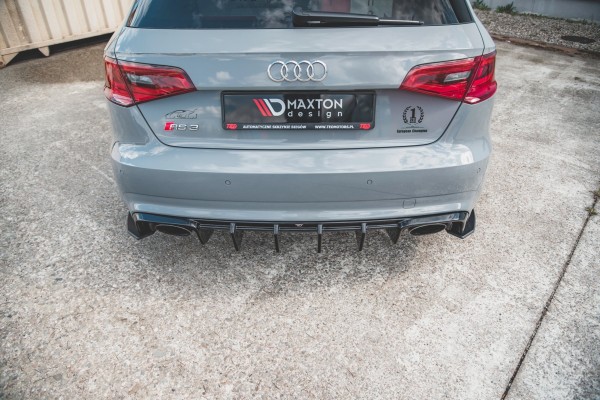 Robuste Racing Heck Ansatz Flaps Diffusor für Audi RS3 8V Sportback
