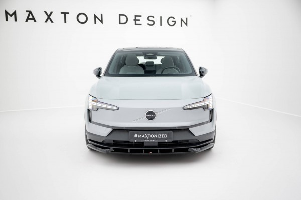 Front Ansatz für Volvo EX30 Mk1 schwarz Hochglanz