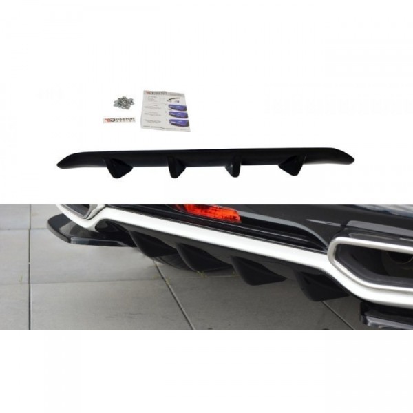 Diffusor Heck Ansatz für CITROEN DS5 schwarz Hochglanz
