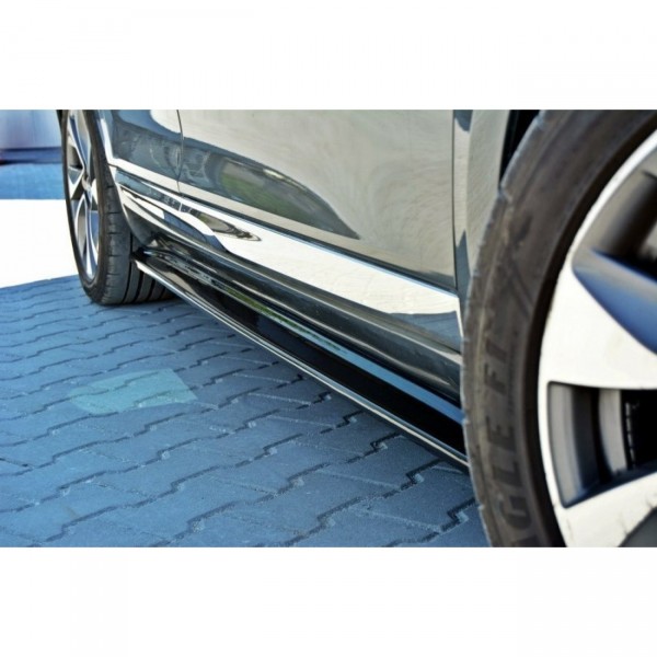 Seitenschweller Ansatz für CITROEN DS5 schwarz Hochglanz
