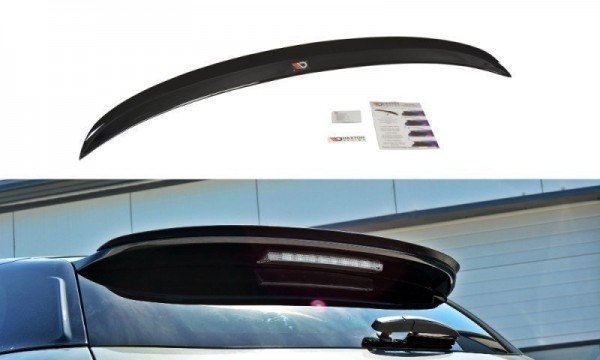 Spoiler CAP für CITROEN DS5 schwarz Hochglanz