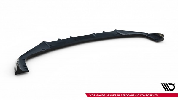 Front Ansatz V.1 für BMW X6 M F96 Facelift schwarz Hochglanz