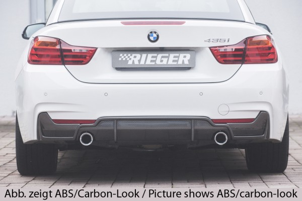 Rieger Heckeinsatz (nur 435i) BMW 4er F36 (3C) Gran Coupé (5-tür.)