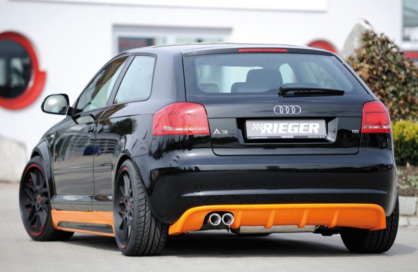 Rieger Heckeinsatz Audi A3 (8P) Sportback