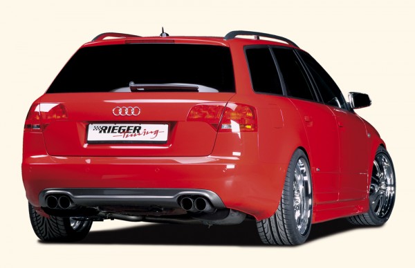 Rieger Heckeinsatz Audi A4 (8E) Typ B7 Lim.