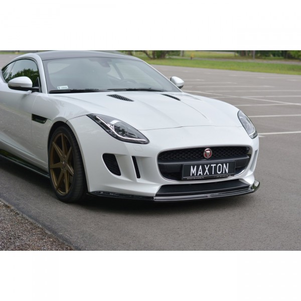 Front Ansatz V.1 für JAGUAR F-TYPE schwarz Hochglanz