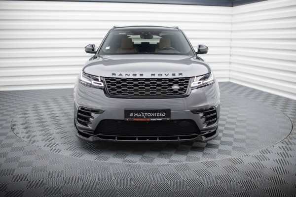 Front Ansatz für Land Rover Range Rover Velar R-Dynamic Mk1 schwarz Hochglanz