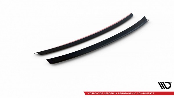 Spoiler CAP für Audi A4 Limousine S-Line B7 schwarz Hochglanz