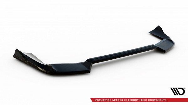 Hinten Splitter für Porsche Cayenne SUV / Coupe Mk3 Facelift schwarz Hochglanz