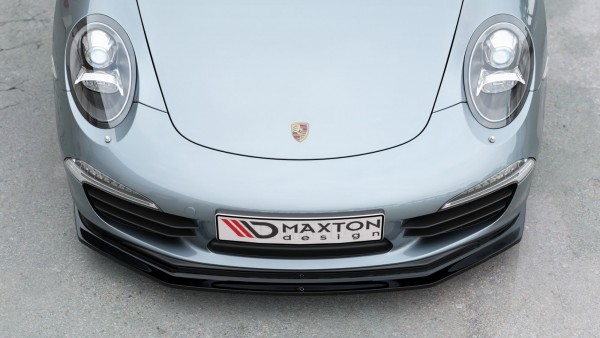Front Ansatz V.1 für Porsche 911 Carrera 991 schwarz Hochglanz