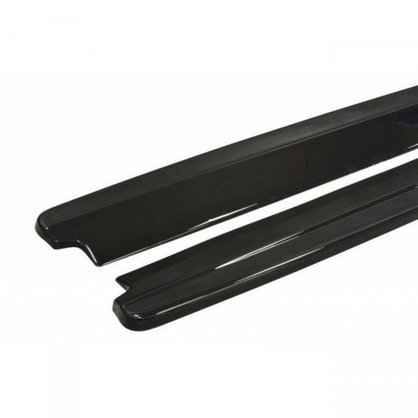 Seitenschweller Ansatz für Ford Mustang GT Mk6 schwarz Hochglanz