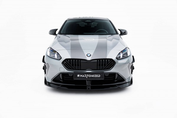 Front Ansatz V.2 für BMW 1er M-Paket F70 schwarz Hochglanz