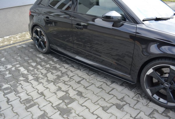 Sport Seitenschweller Ansatz für V.1 für Audi RS3 8V FL Sportback
