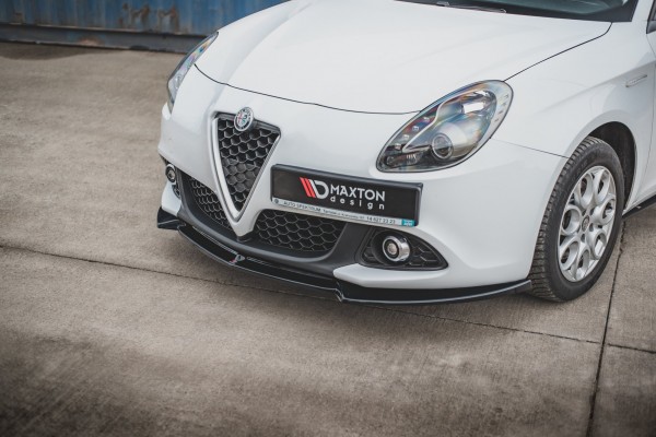Front Ansatz V.3 für Alfa Romeo Giulietta schwarz Hochglanz