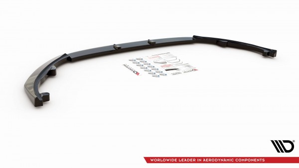 Front Ansatz V.2 für Peugeot 308 Mk2 Facelift schwarz Hochglanz