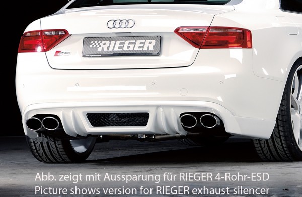 Rieger Heckschürzenansatz Audi A5 S5 (B8/B81) Sportback