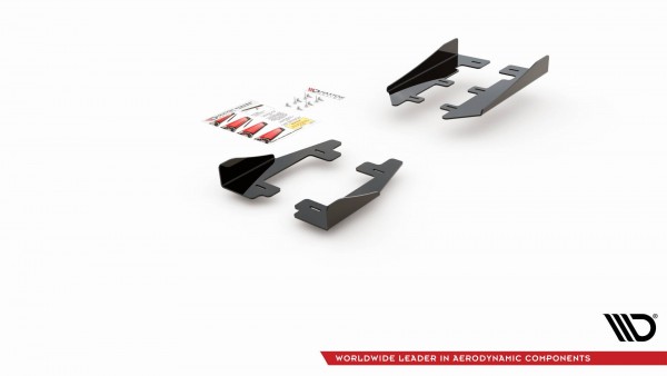 Side Flaps Ford Focus RS Mk3 schwarz Hochglanz