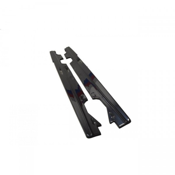 Seitenschweller Ansatz für Renault Megane Mk4 Hatchback schwarz Hochglanz