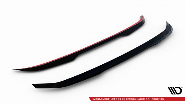 Spoiler CAP für Fiat Tipo S Limousine Mk1 schwarz Hochglanz