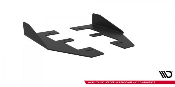 Side Flaps für Ford Mustang GT Mk6 schwarz Hochglanz