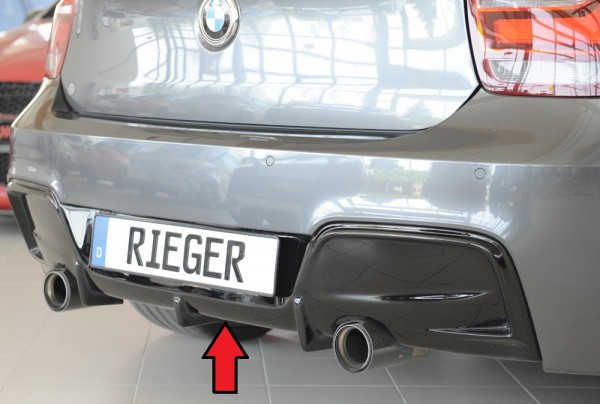 Rieger Heckeinsatz BMW 1er F21 (1K2) Lim. / 2-tür.