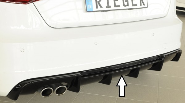 Rieger Heckeinsatz Audi A3 (8V) 5-tür. (Sportback 8VA)