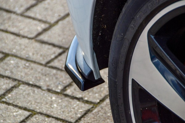 Heckansatz 2 tlg. Aus ABS hochglanz schwarz VW Polo 6 GTI 2G (AW) ab Bj.: 2017-- nur für Polo GTI