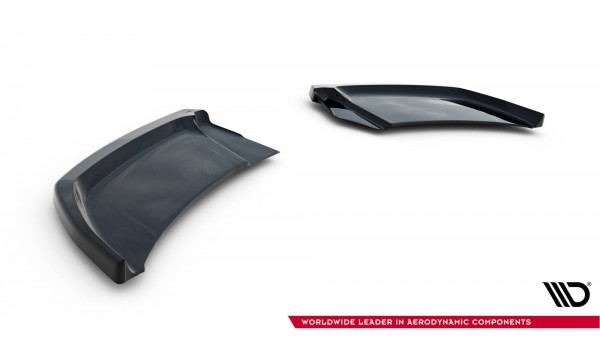 Heck Ansatz Flaps Diffusor V.2 für Audi A1 S-Line GB schwarz Hochglanz