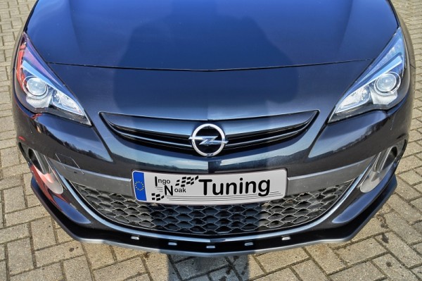 Cup Frontspoilerlippe aus ABS hochglanz schwarz Opel Astra J OPC ab Bj.: 2012- Für alle Ausführungen