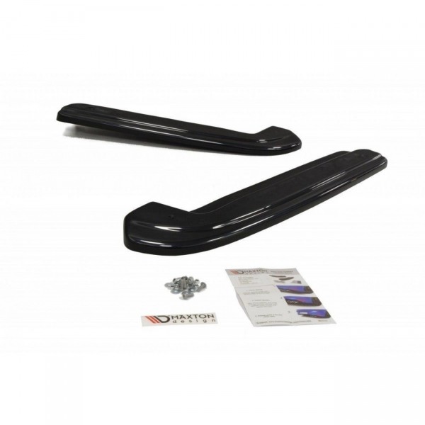 Heck Ansatz Flaps Diffusor für HONDA ACCORD VII TYPE-S schwarz Hochglanz