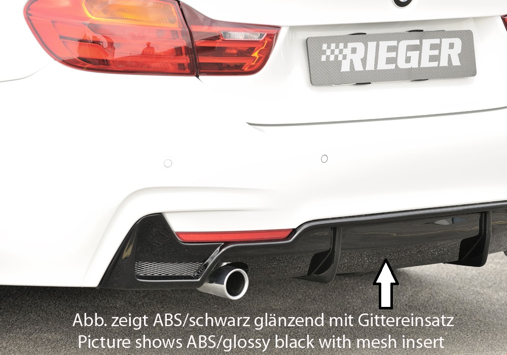 Rieger Heckeinsatz BMW 4er F36 (3C) Gran Coupé (5-tür.) online kaufen bei  MM-Concepts