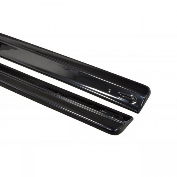 Seitenschweller Ansatz für Audi S8 D4 FL schwarz Hochglanz