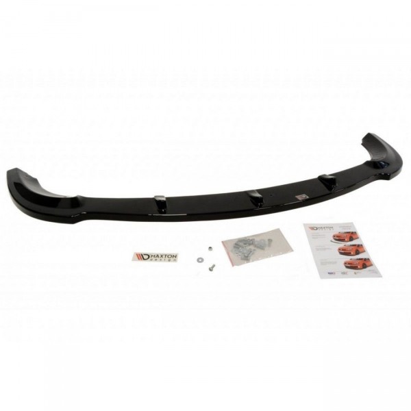 Front Ansatz für MERCEDES SL R230 AMG schwarz Hochglanz