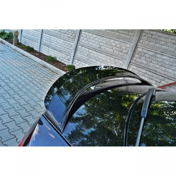 Spoiler CAP für Skoda Octavia RS Mk3 / Mk3 FL Hatchback schwarz Hochglanz
