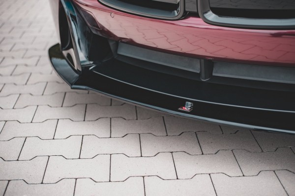 Front Ansatz für BMW i8 schwarz Hochglanz