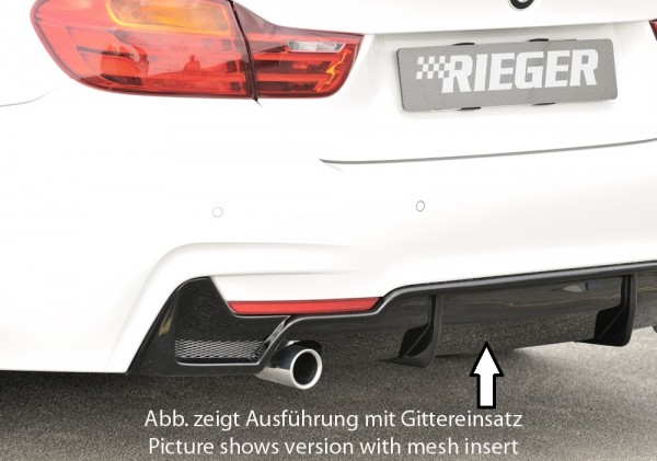 Rieger Heckeinsatz BMW 4er F36 (3C) Gran Coupé (5-tür.)