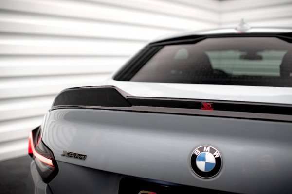 Spoiler CAP für 3D BMW 2 Coupe G42 / M2 G87 schwarz Hochglanz